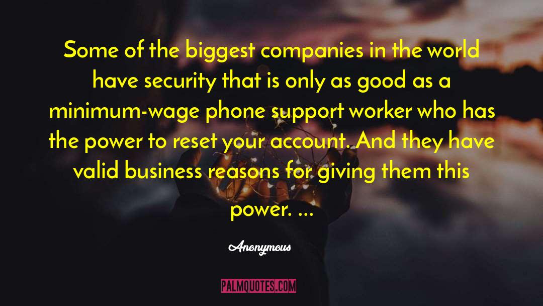 Minium Wage quotes by Anonymous