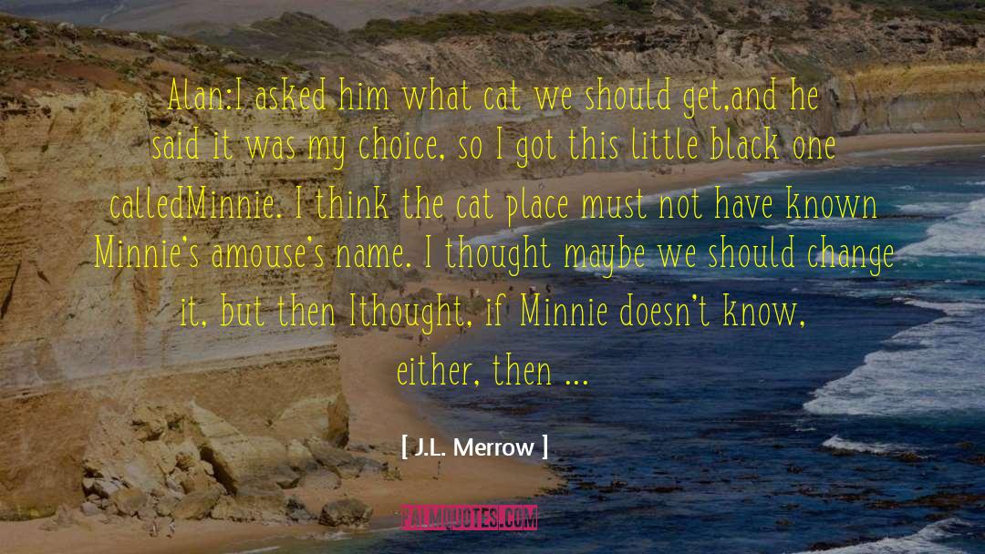 Minnie quotes by J.L. Merrow