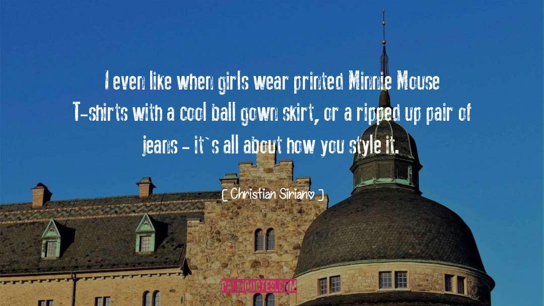 Minnie quotes by Christian Siriano