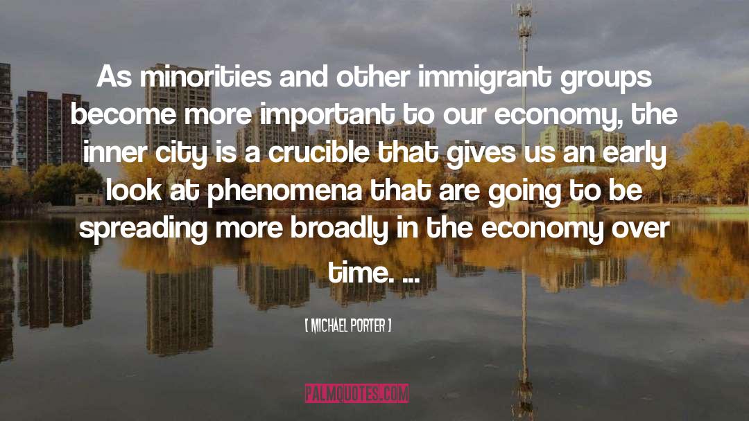 Minorities quotes by Michael Porter