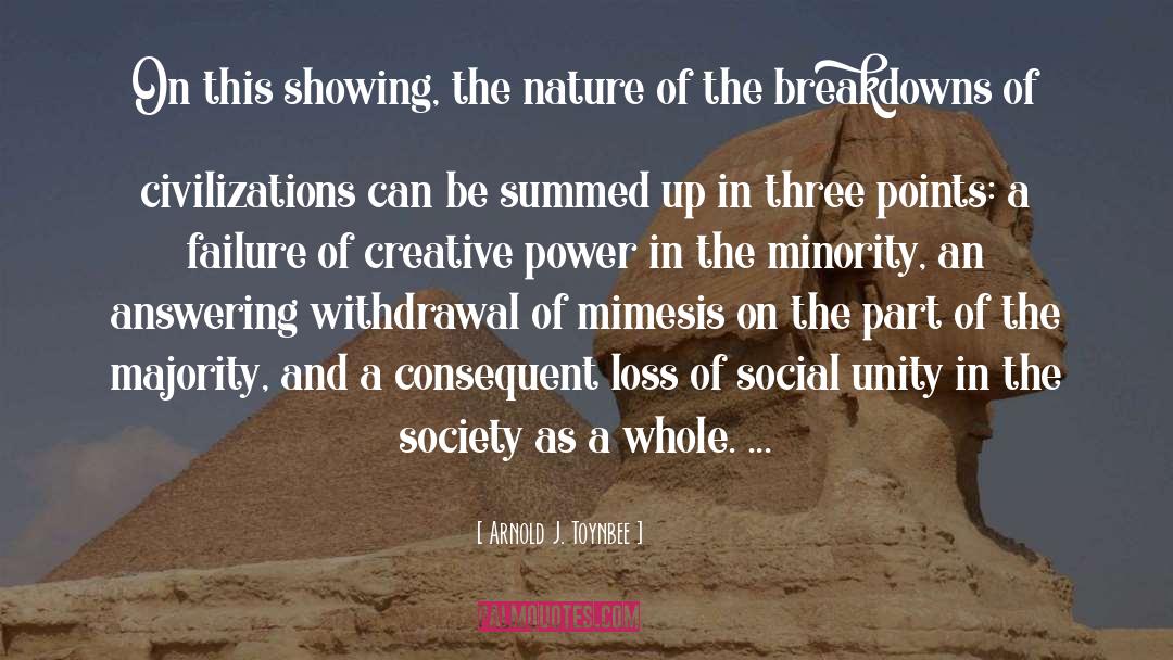 Minorities quotes by Arnold J. Toynbee