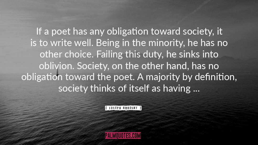 Minority quotes by Joseph Brodsky