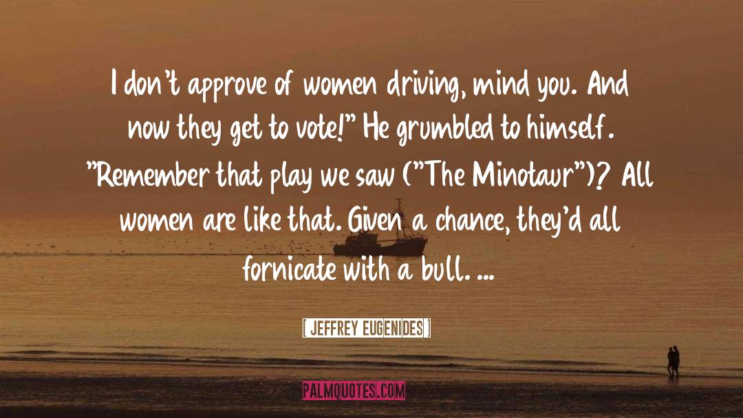 Minotaur quotes by Jeffrey Eugenides