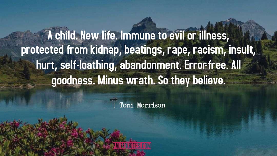 Minus quotes by Toni Morrison