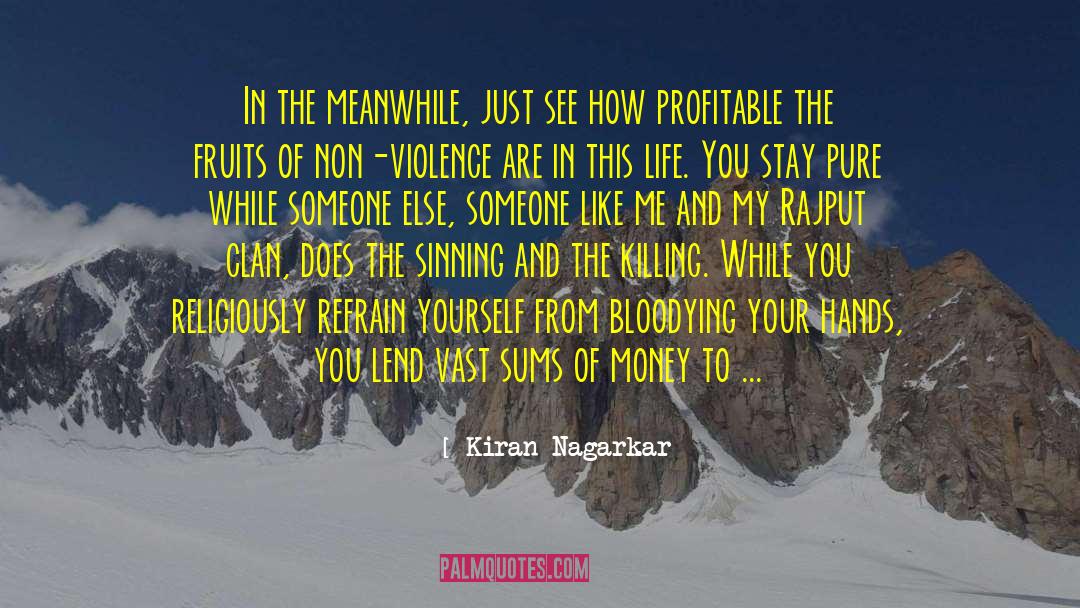 Minuscule quotes by Kiran Nagarkar