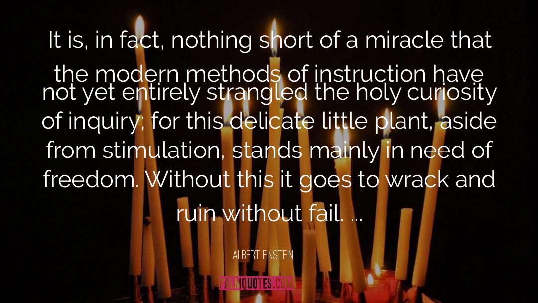Miracle Of Miracles quotes by Albert Einstein