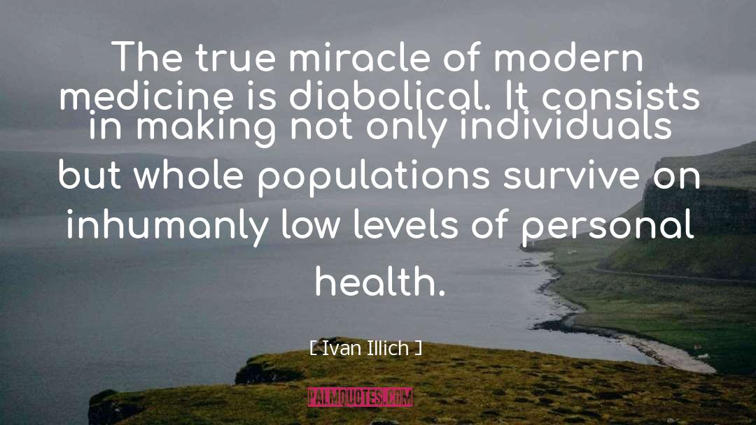 Miracle quotes by Ivan Illich