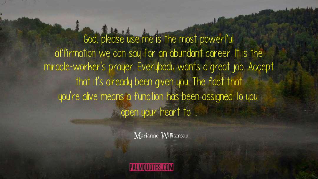 Miracle Workers quotes by Marianne Williamson