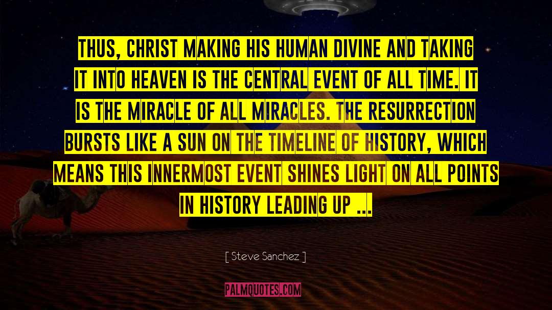Miracles And Mystery quotes by Steve Sanchez