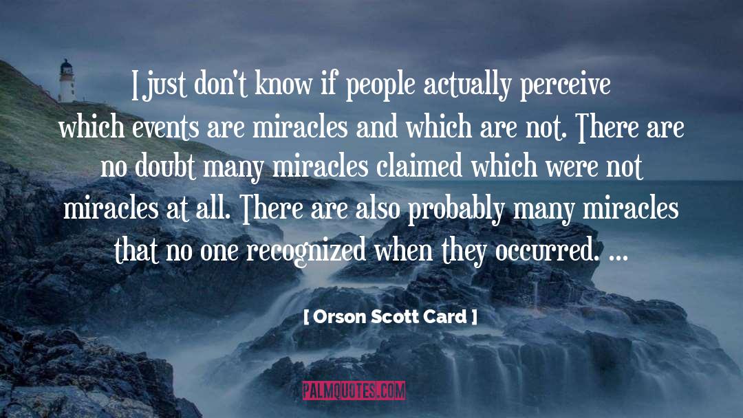 Miro quotes by Orson Scott Card