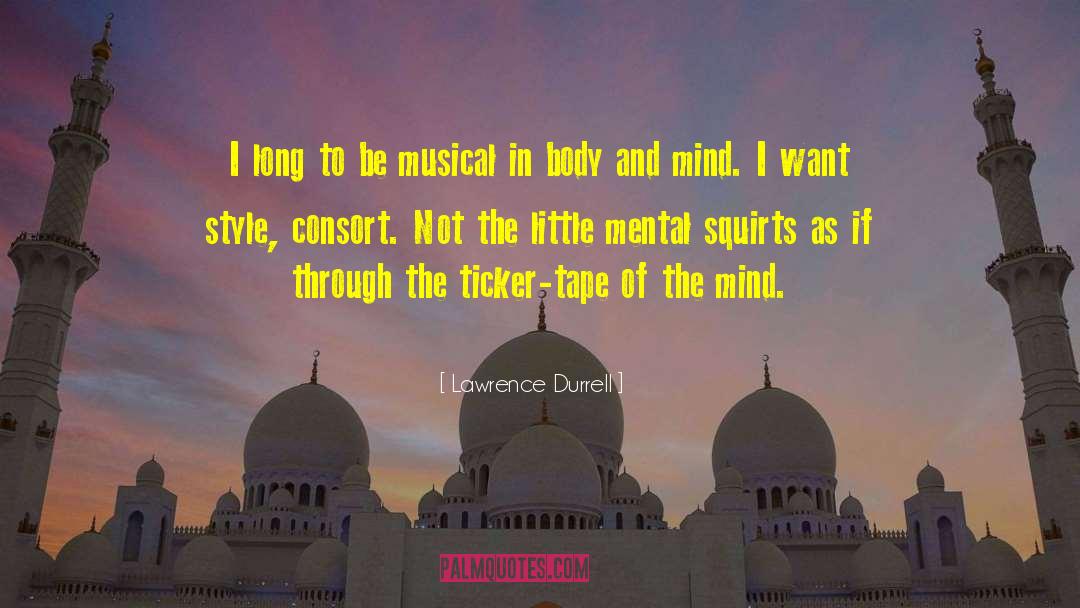 Miroirs Musical Style quotes by Lawrence Durrell