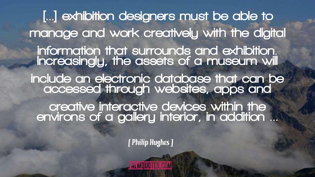Mironova Gallery quotes by Philip Hughes