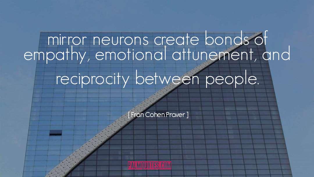 Mirror Neurons quotes by Fran Cohen Praver