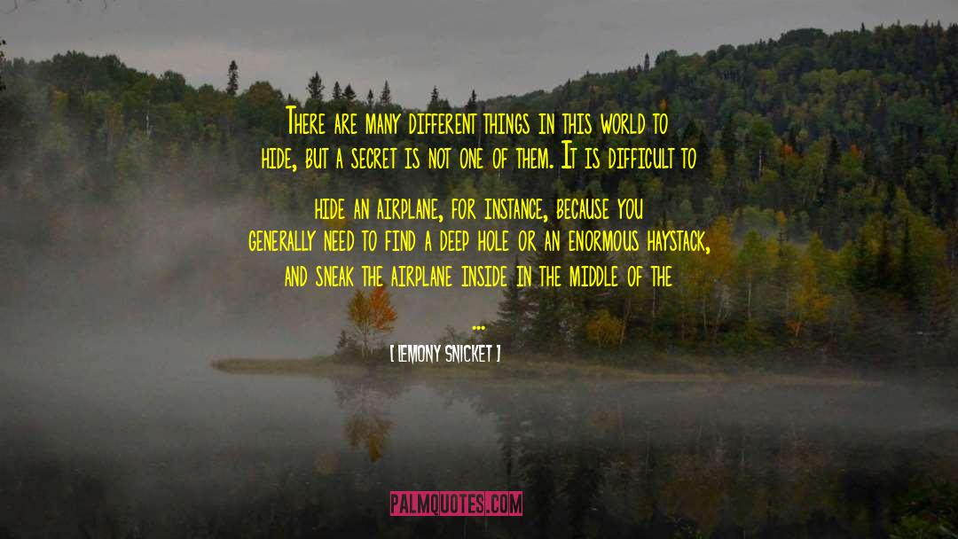 Mirror Of The World quotes by Lemony Snicket