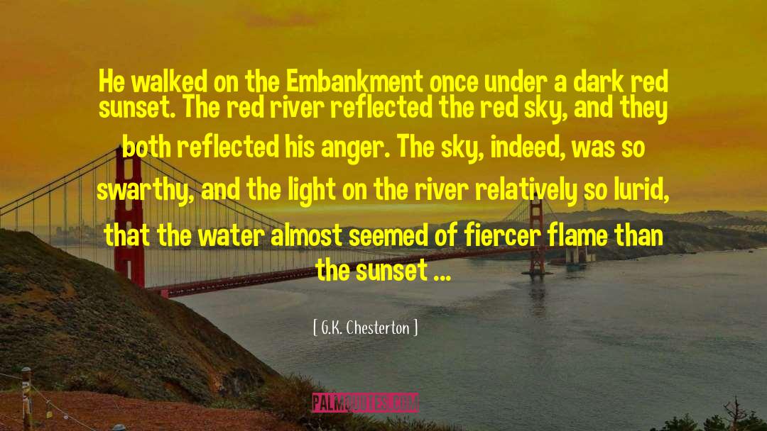 Mirrored quotes by G.K. Chesterton