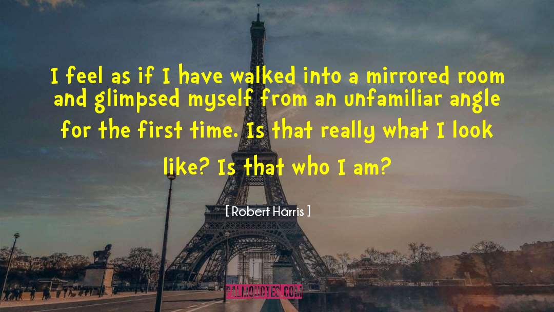 Mirrored quotes by Robert Harris
