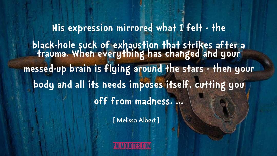 Mirrored quotes by Melissa Albert