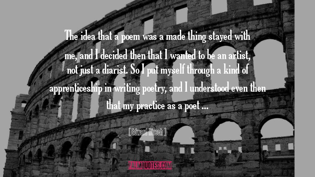 Mirrors Honesty Poet Atticus quotes by Edward Hirsch