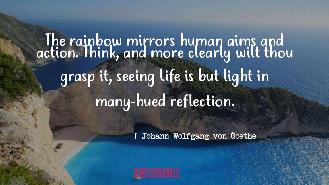 Mirrors quotes by Johann Wolfgang Von Goethe
