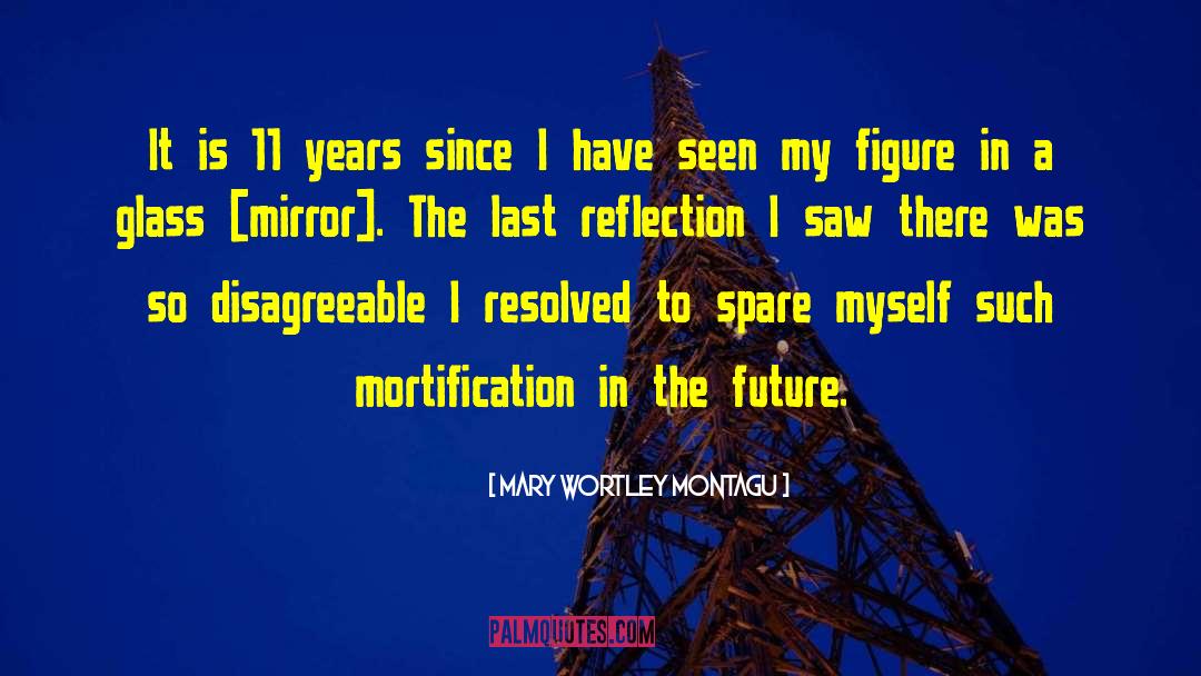 Mirrors Reflection quotes by Mary Wortley Montagu