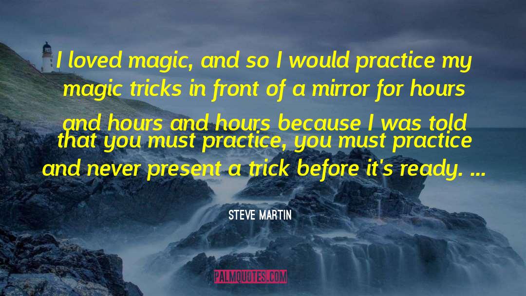 Mirrors Reflection quotes by Steve Martin