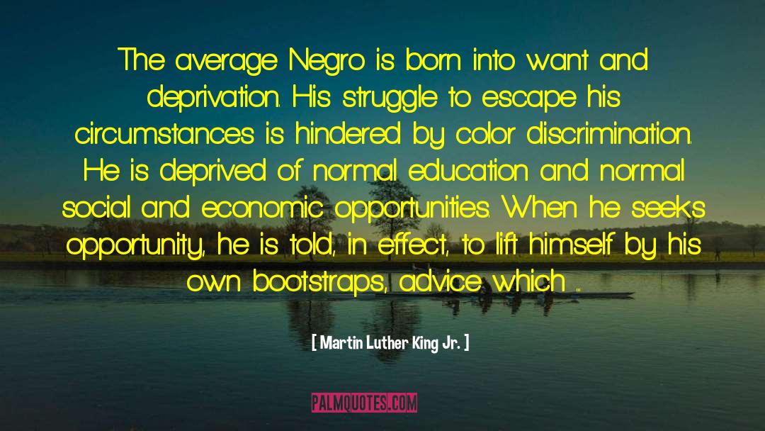 Mis Education Of Negro quotes by Martin Luther King Jr.