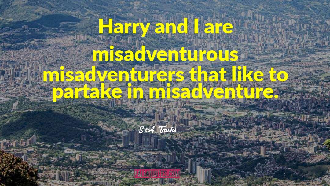 Misadventure quotes by S.A. Tawks