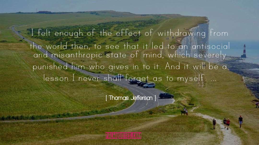 Misanthropic quotes by Thomas Jefferson