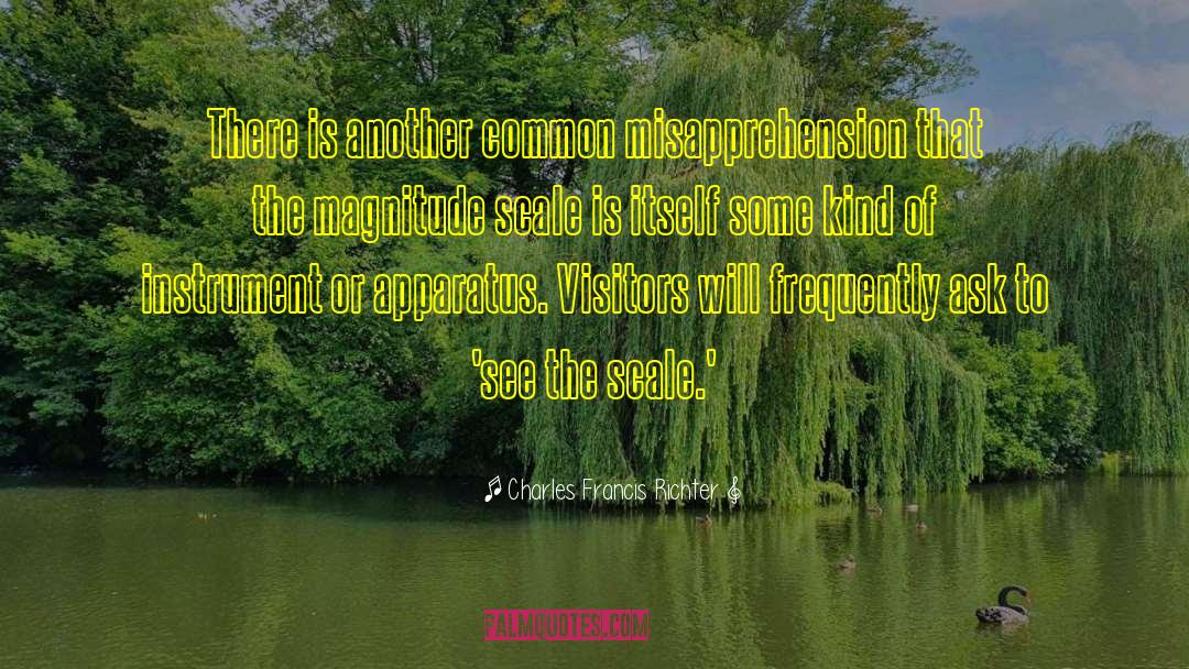 Misapprehension quotes by Charles Francis Richter