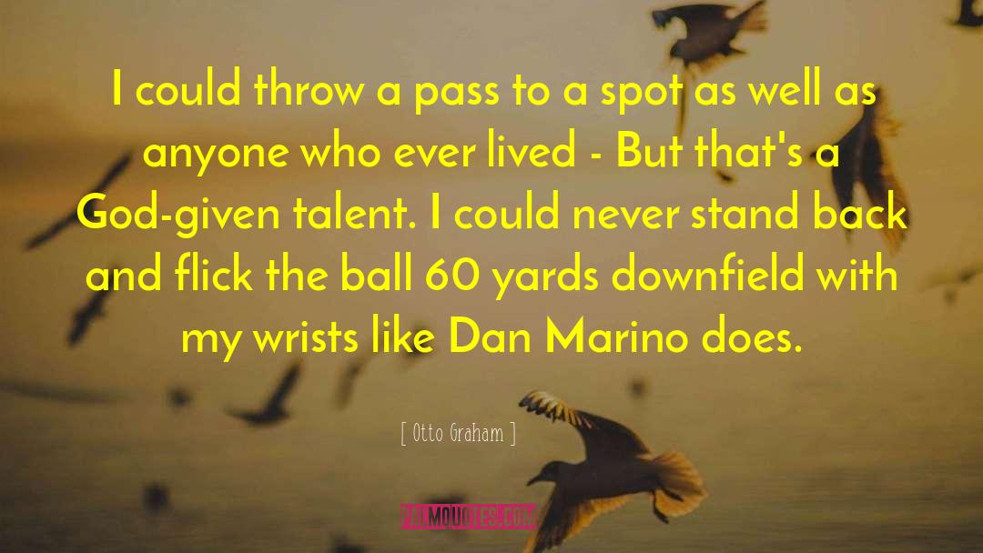 Misattributed Dan Zadra quotes by Otto Graham