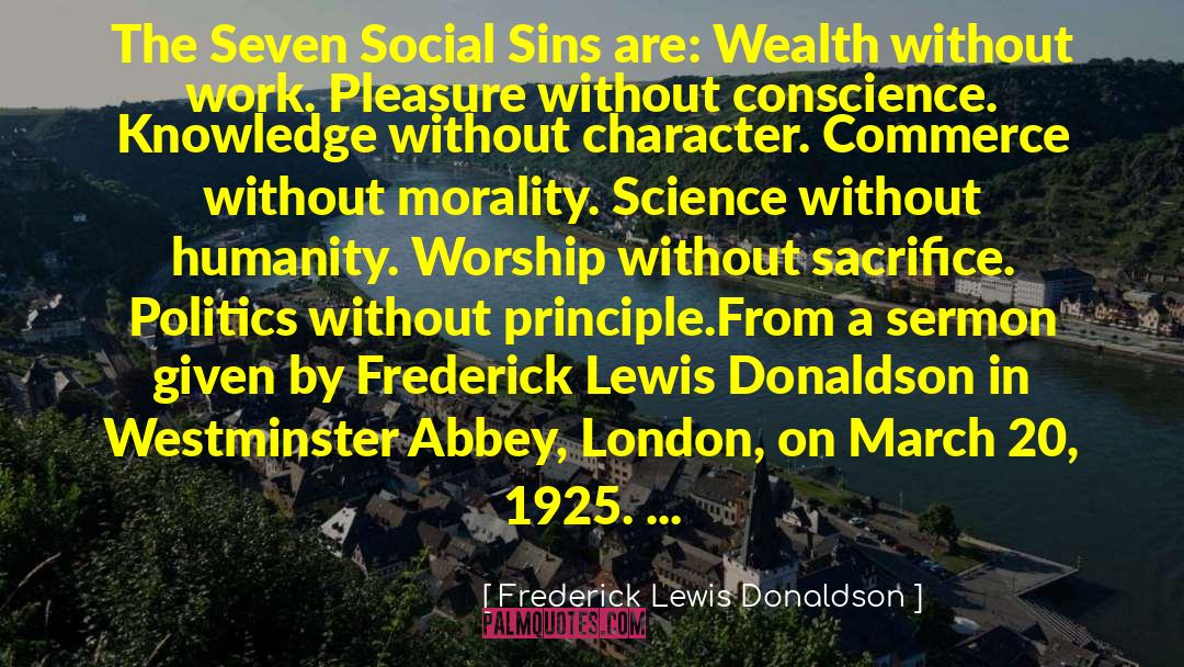 Misattributed To Shaw quotes by Frederick Lewis Donaldson