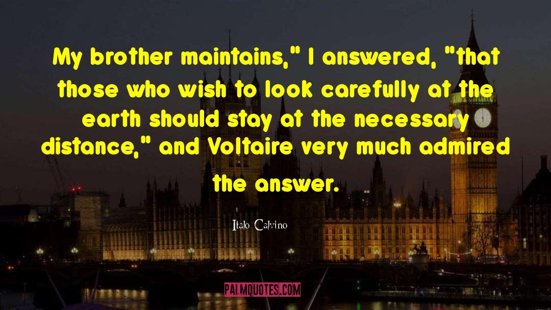Misattributed Voltaire quotes by Italo Calvino