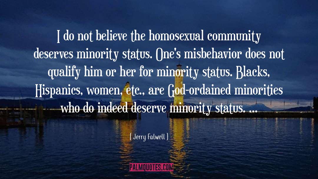 Misbehavior quotes by Jerry Falwell