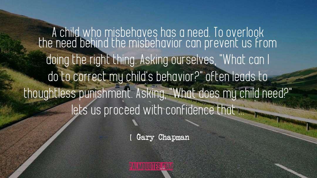 Misbehavior quotes by Gary Chapman
