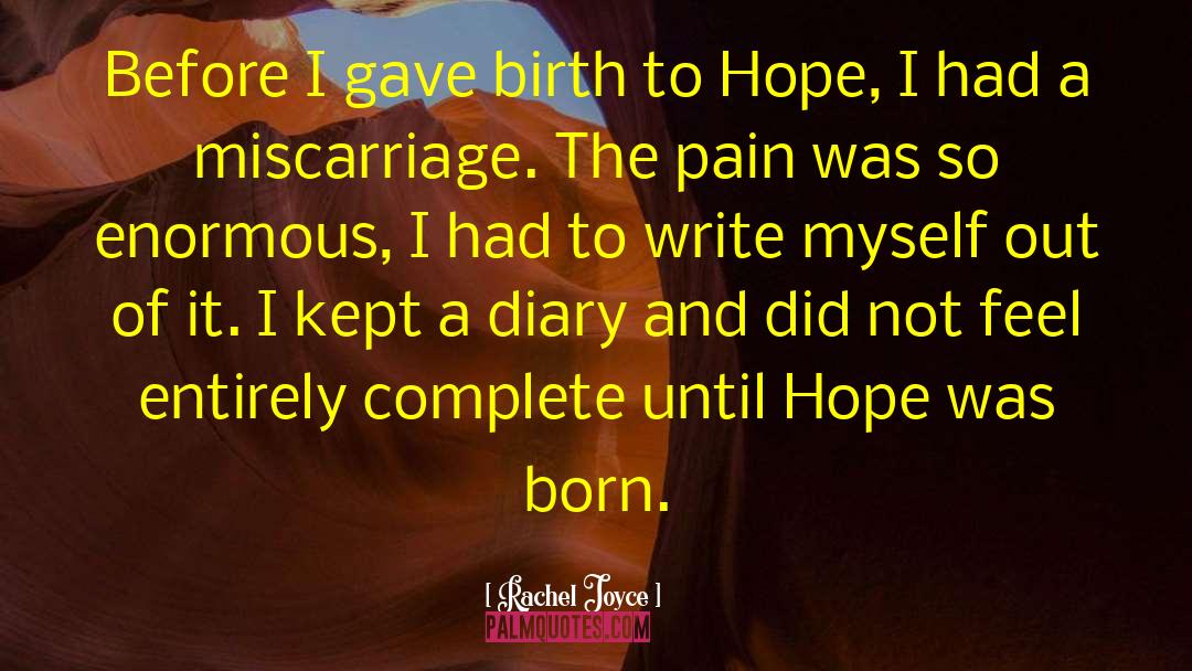 Miscarriage quotes by Rachel Joyce