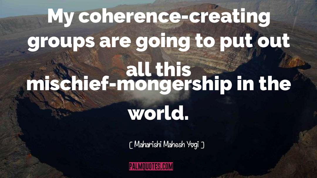 Mischief quotes by Maharishi Mahesh Yogi