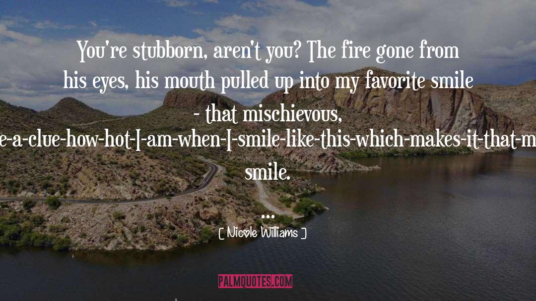 Mischievous Eyes quotes by Nicole Williams