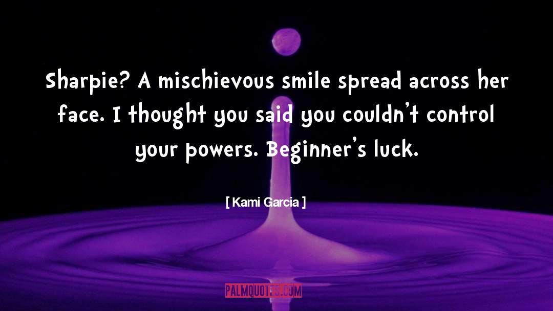 Mischievous quotes by Kami Garcia