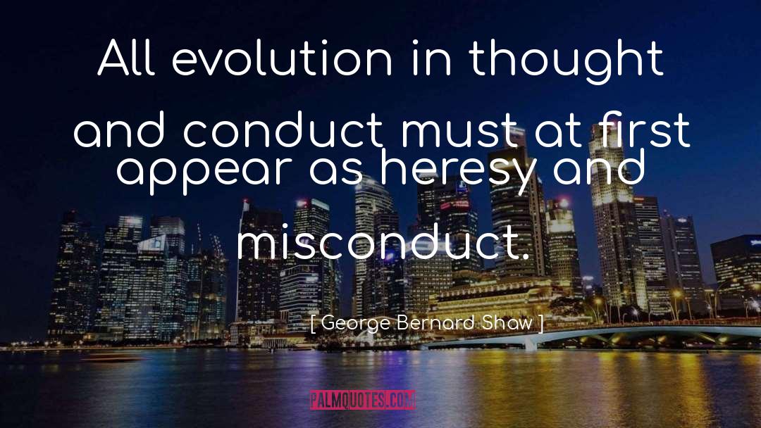Misconduct quotes by George Bernard Shaw