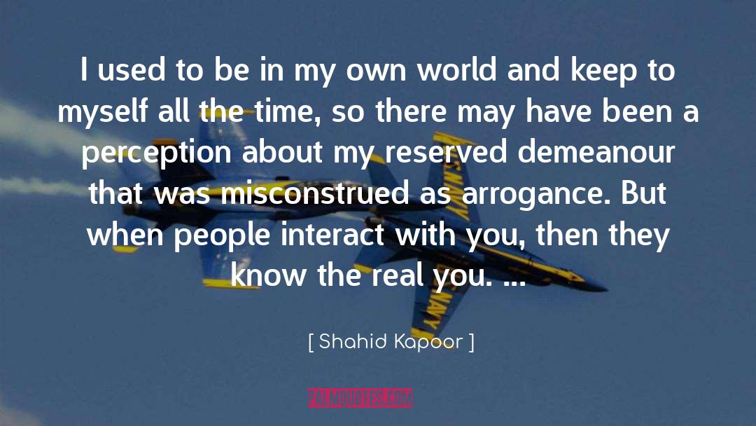 Misconstrued quotes by Shahid Kapoor