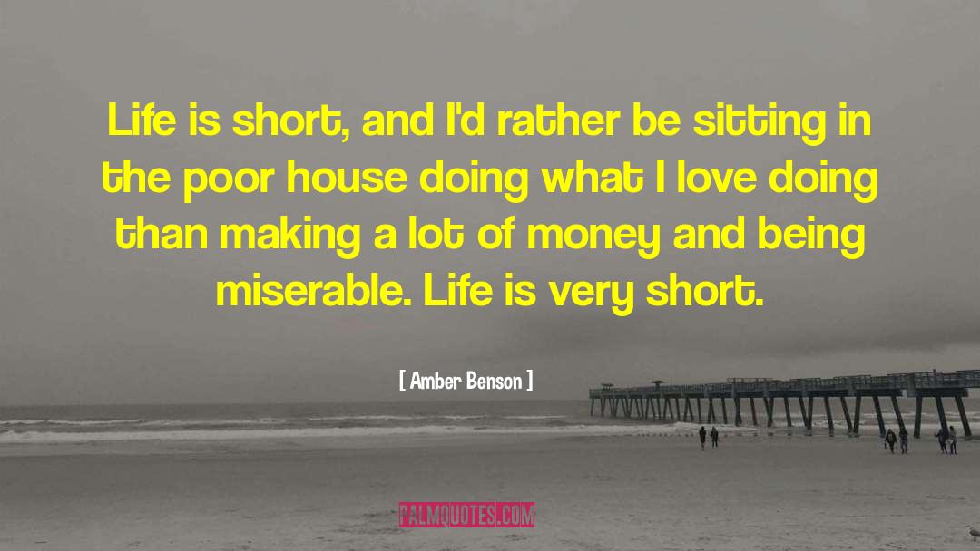 Miserable Life quotes by Amber Benson