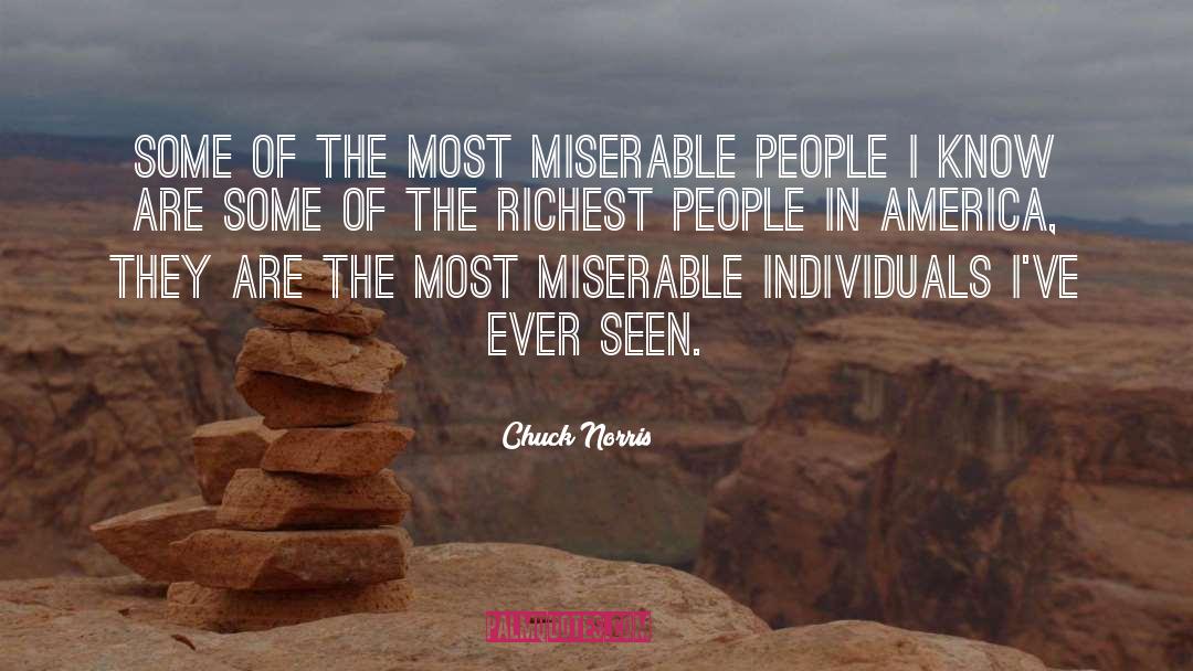 Miserable People quotes by Chuck Norris