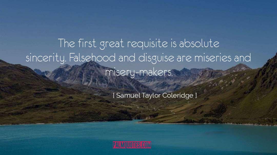 Miseries quotes by Samuel Taylor Coleridge