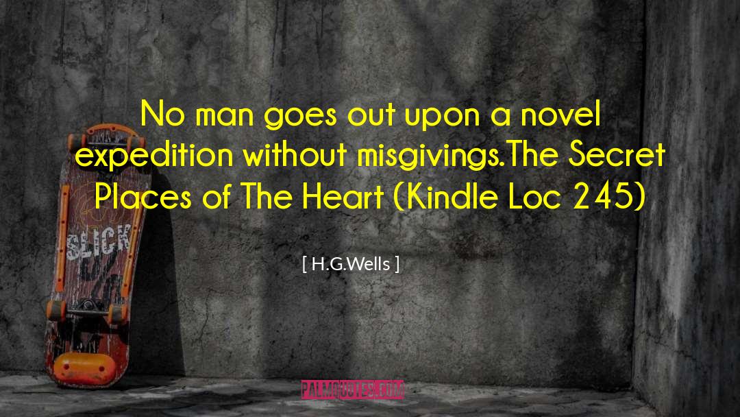 Misgivings quotes by H.G.Wells