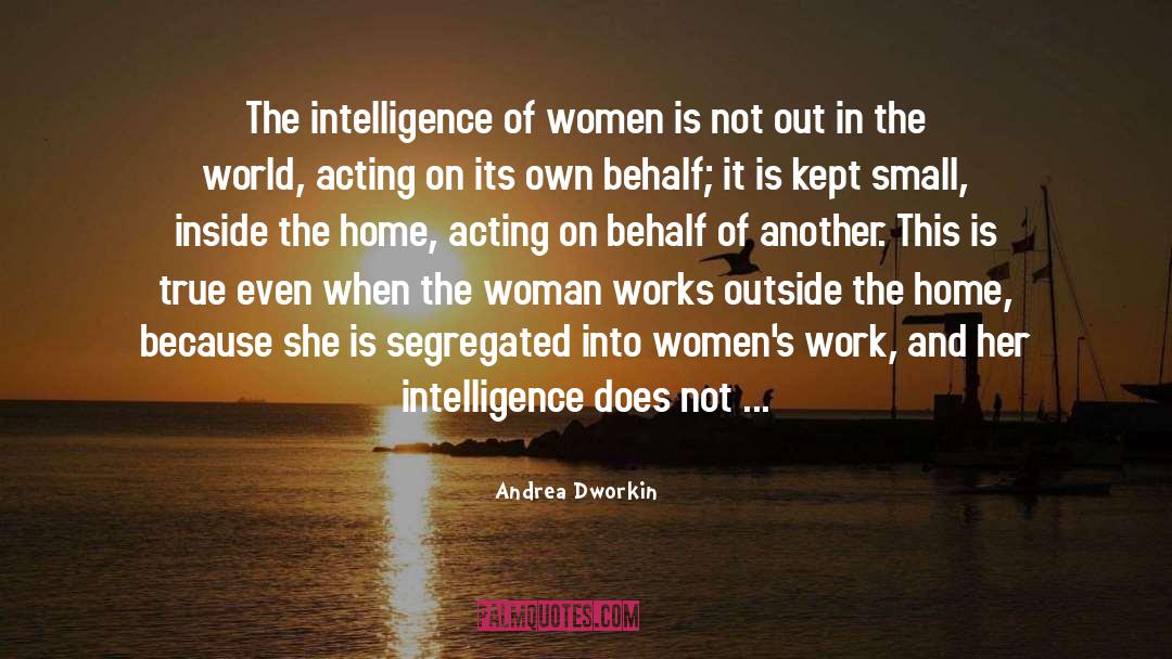 Misguided Feminism quotes by Andrea Dworkin