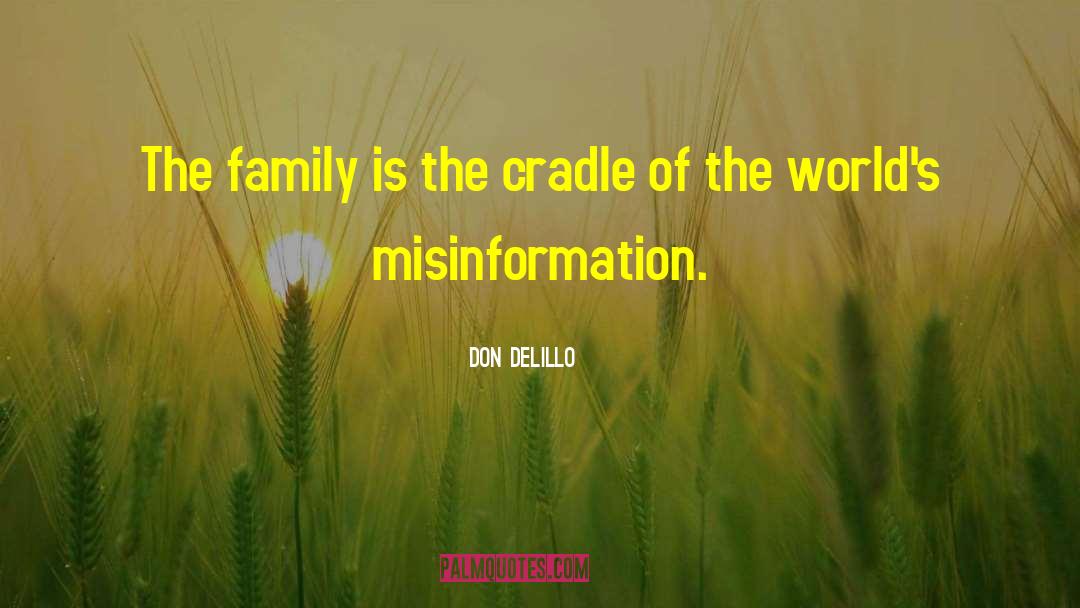 Misinformation quotes by Don DeLillo