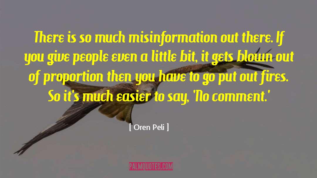 Misinformation quotes by Oren Peli