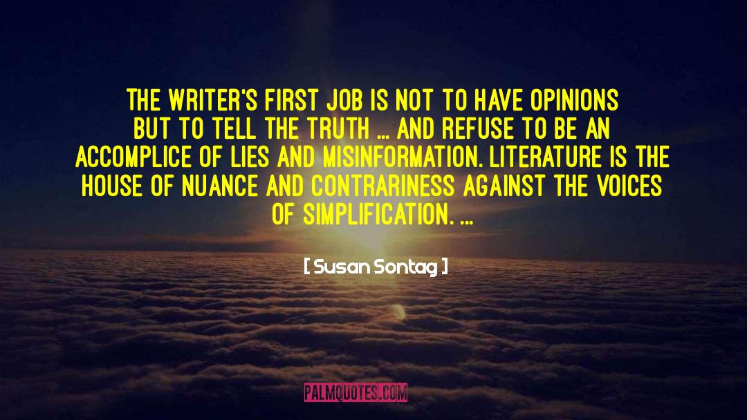 Misinformation quotes by Susan Sontag