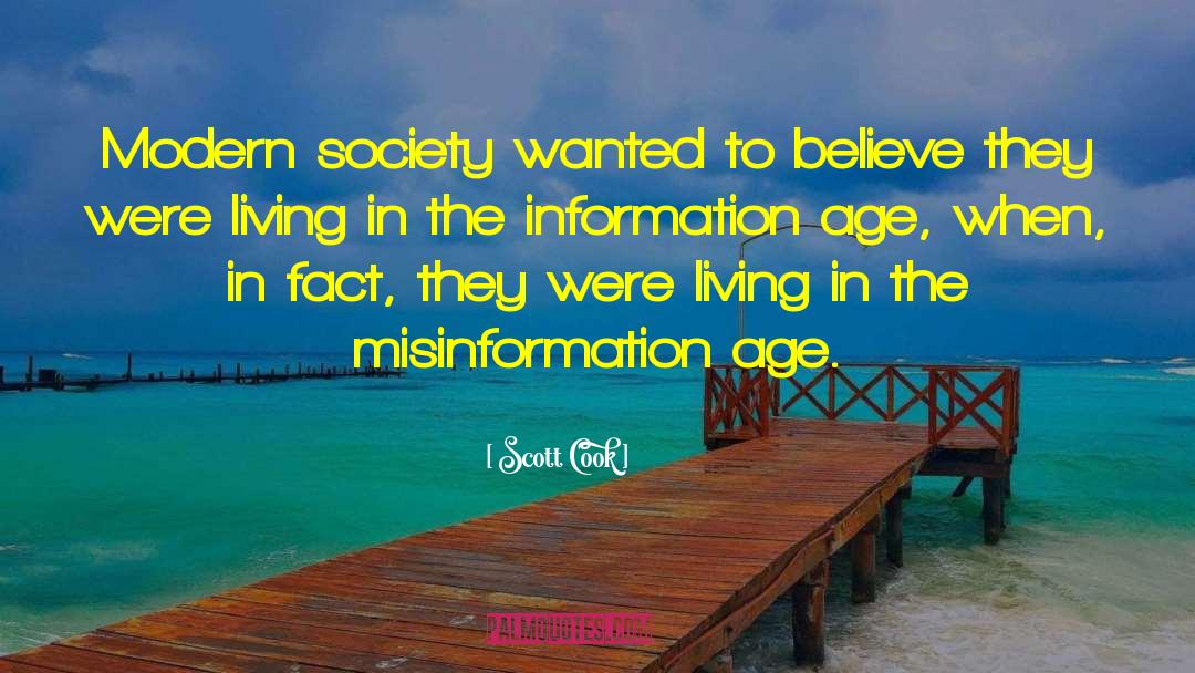 Misinformation quotes by Scott Cook