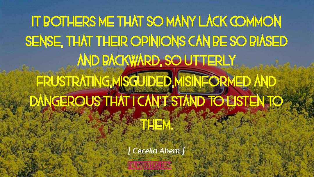 Misinformed quotes by Cecelia Ahern